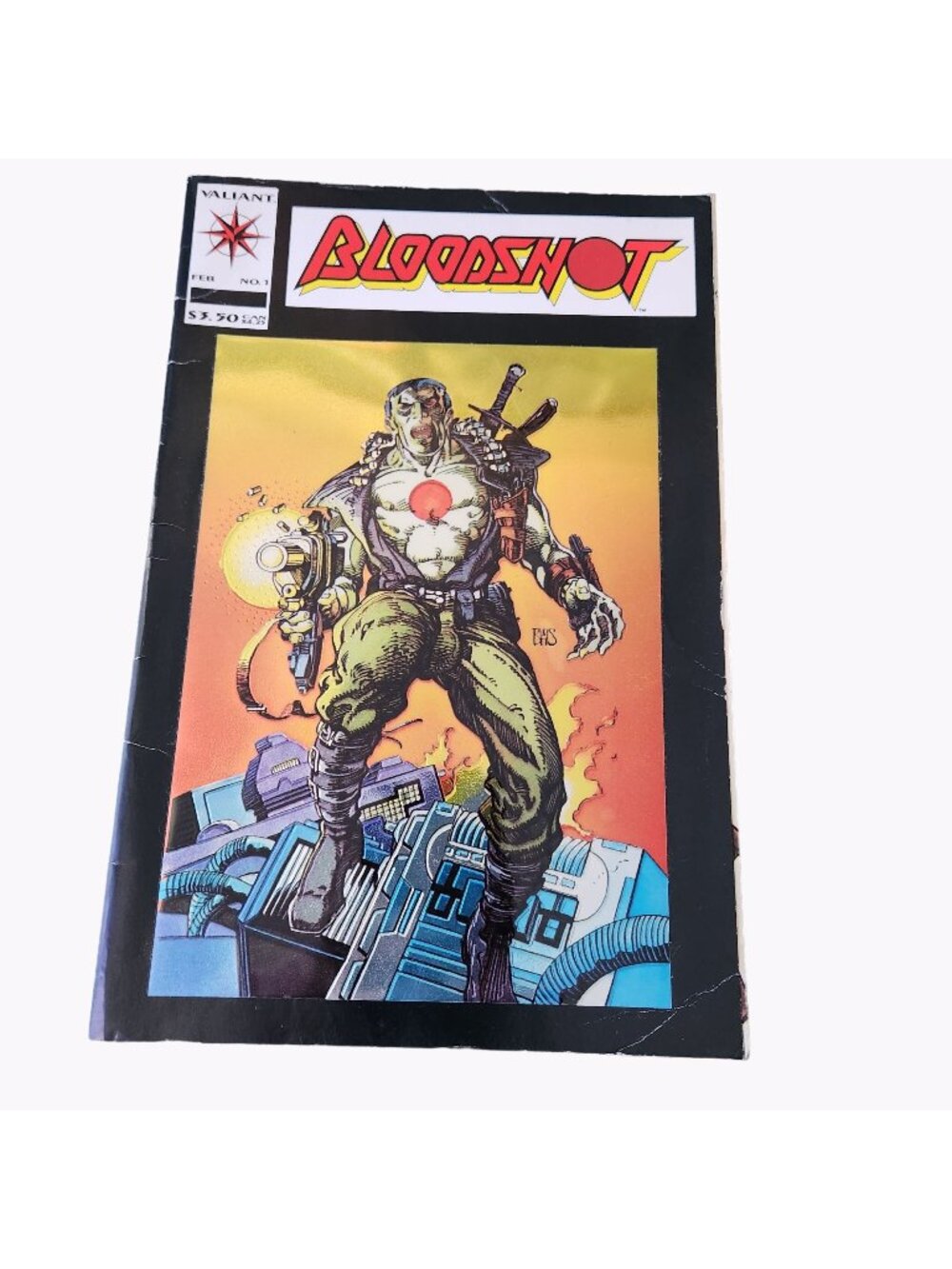 Valiant Bloodshot #1 Foil Cover Comic Book Collector Bagged Boarded